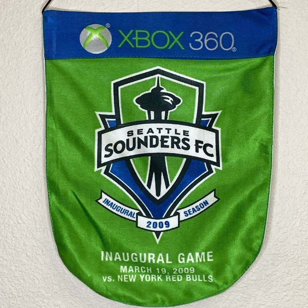 Seattle Sounders FC XBOX 360 Inaugural Game 2009 Banner - Picture 2 of 4